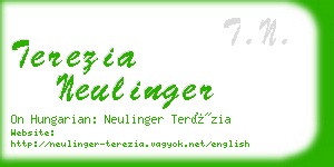 terezia neulinger business card